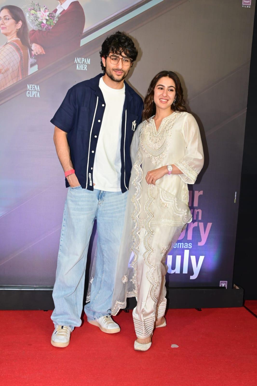 <p>Ibrahim Ali Khan also showed up at the celebrity screening of Metro...In Dino to support his sister Sara Ali Khan as the two posed together giving major Sibling goals.</p> <p>Ibrahim Ali Khan also showed up at the celebrity screening of Metro...In Dino to support his sister Sara Ali Khan as the two posed together giving major Sibling goals.</p>
